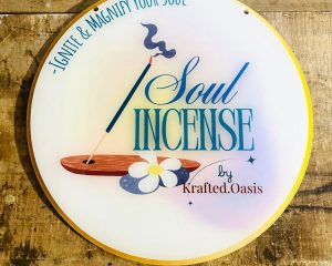 Customized Design Acrylic Printed Round Name Plate