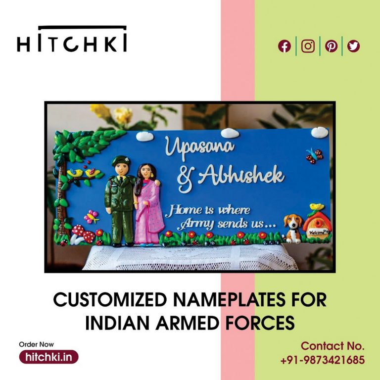 Army Name Plate Design HITCHKI