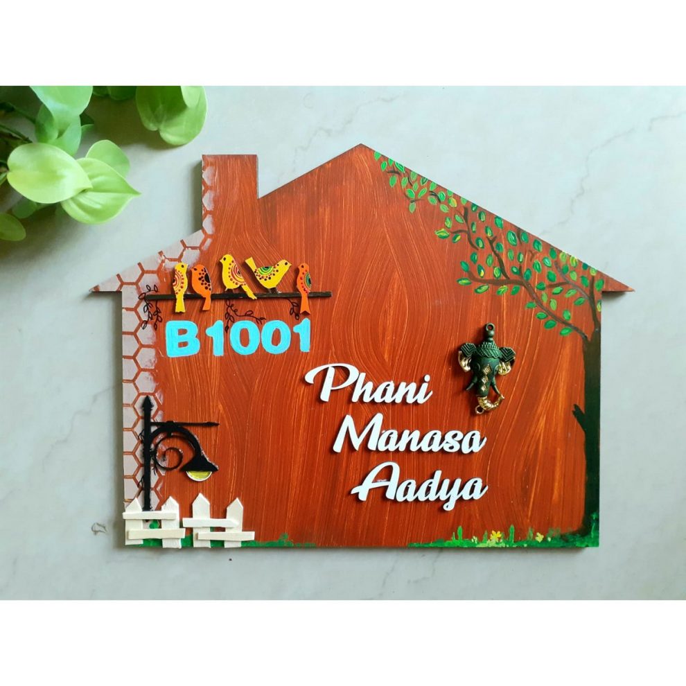 customized-wooden-hut-shape-nameplate-custamized-online