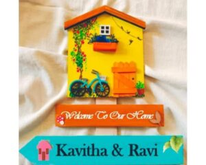 Customized Wooden Nameplate 2