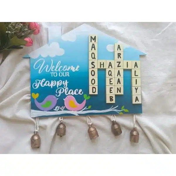 Customized Wooden Nameplate 5