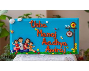 Customized family nameplate 1