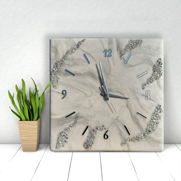 Decorated Resin Wall Clock