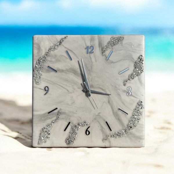 Decorated Resin Wall Clock 2