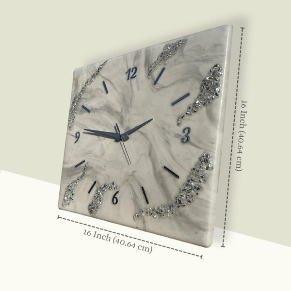Decorated Resin Wall Clock 4