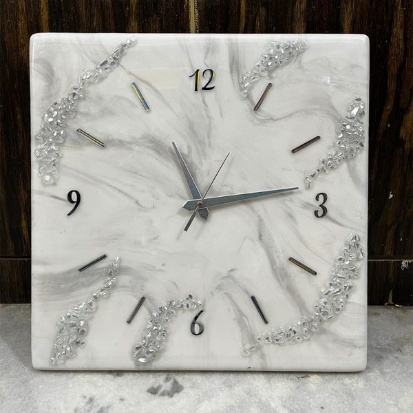 Decorated Resin Wall Clock 5