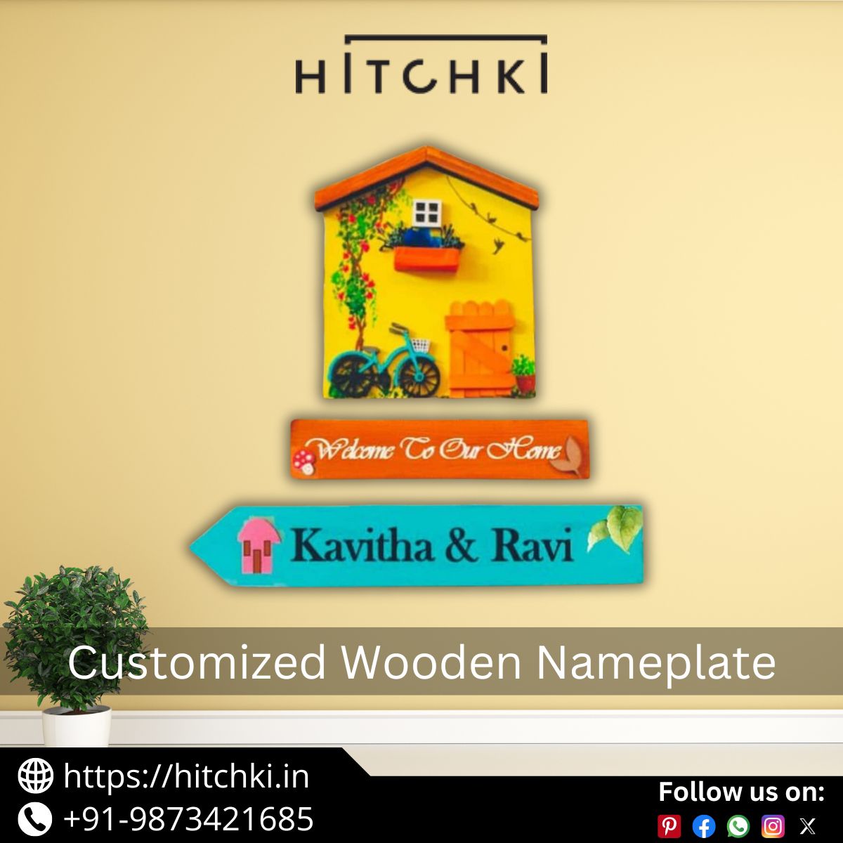 Design Your Own Wooden Nameplates Hitchki