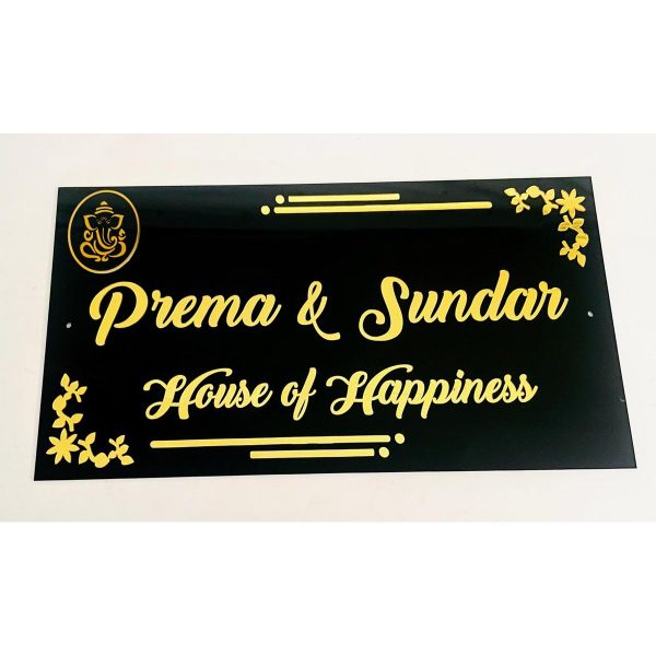 Designer Acrylic Customized Name Plate
