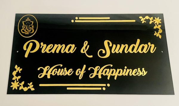 Designer Acrylic Customized Name Plate 3
