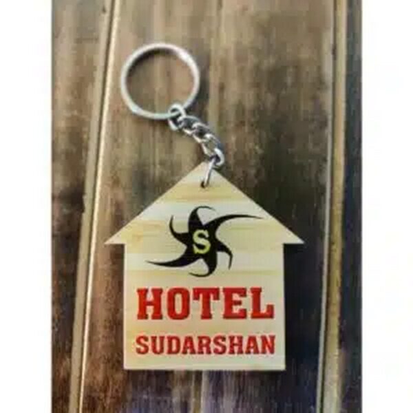 Designer Hotel Sudarshan Acrylic Keychain1