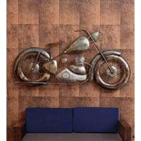 Contemporary Style 9 Rings with Doll Statue for Wall  