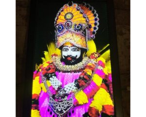 Divine Khatu Shyam Customizable LED Frame