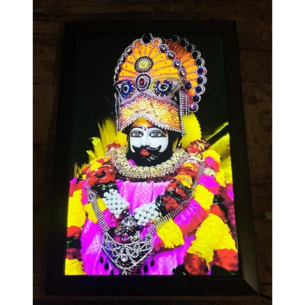 Divine Khatu Shyam Customizable LED Frame