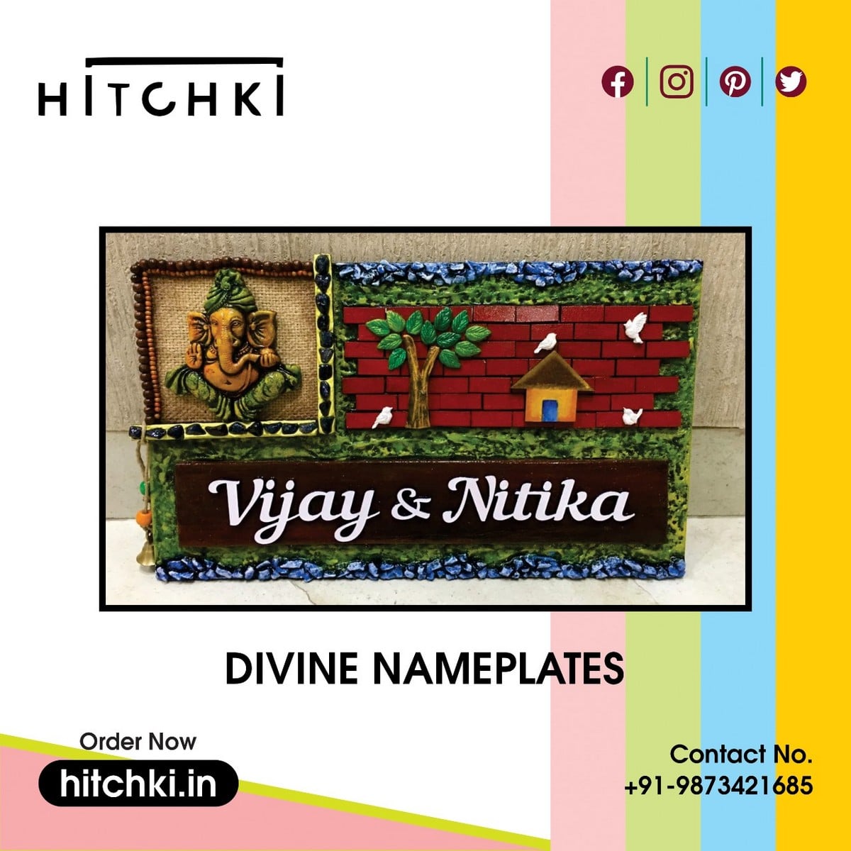 Divine Nameplate for Home Name Plates 