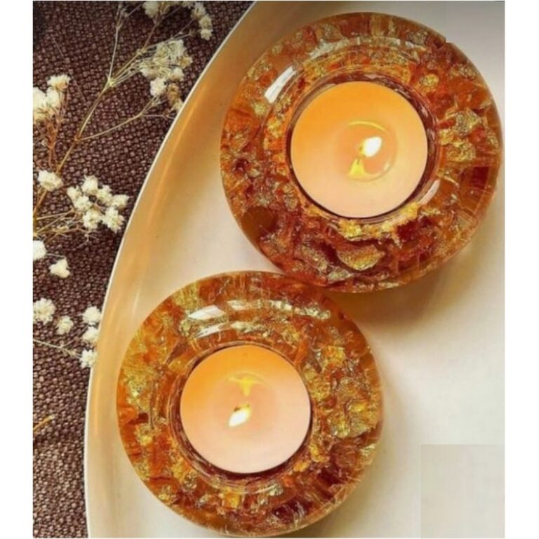 Beautiful Resin Tea light Holder For This Diwali Decoration