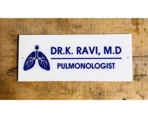 Doctor Acrylic Customizable Name Plate 1