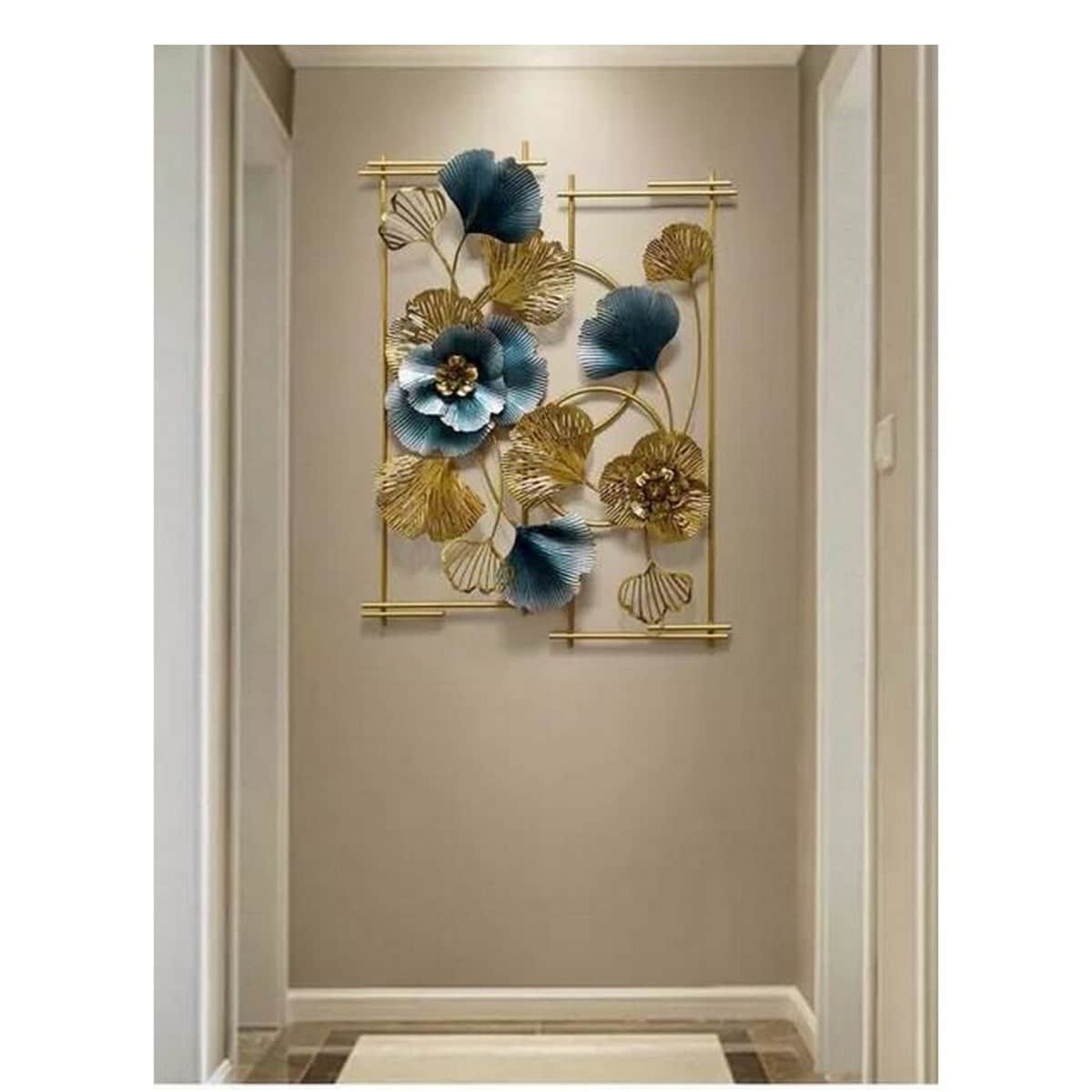 Double Frame Iris Flower Decorative for Wall  