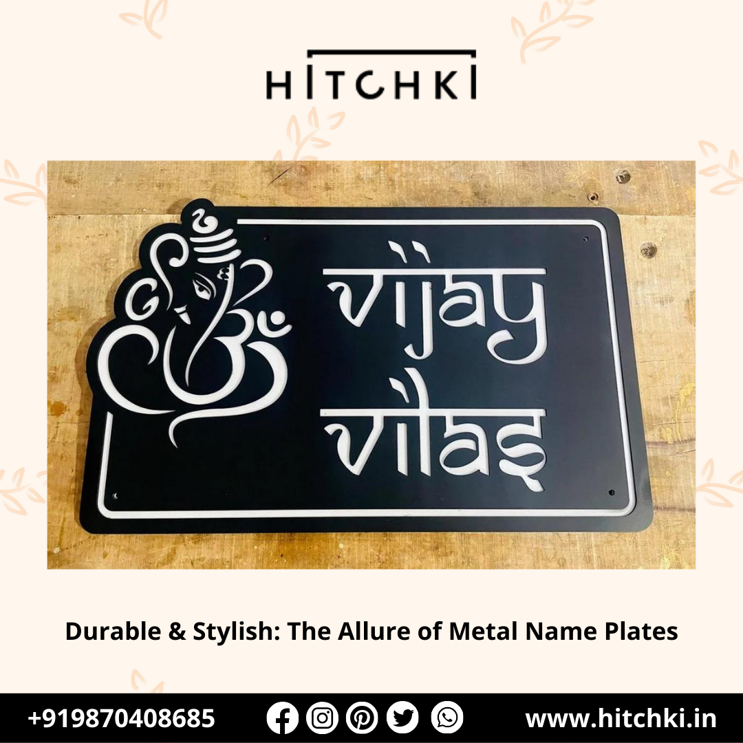 Durability Meets Style Exploring the Allure of Metal Name Plates