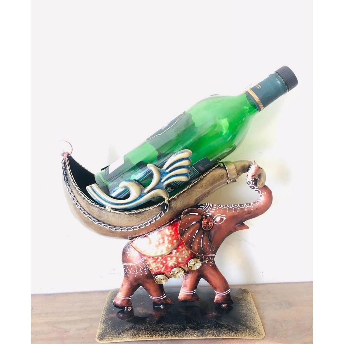 Elephant Shape Wine Bottle Stand  