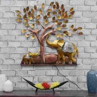 Elephant Art Trolley for Table Top Decoration  