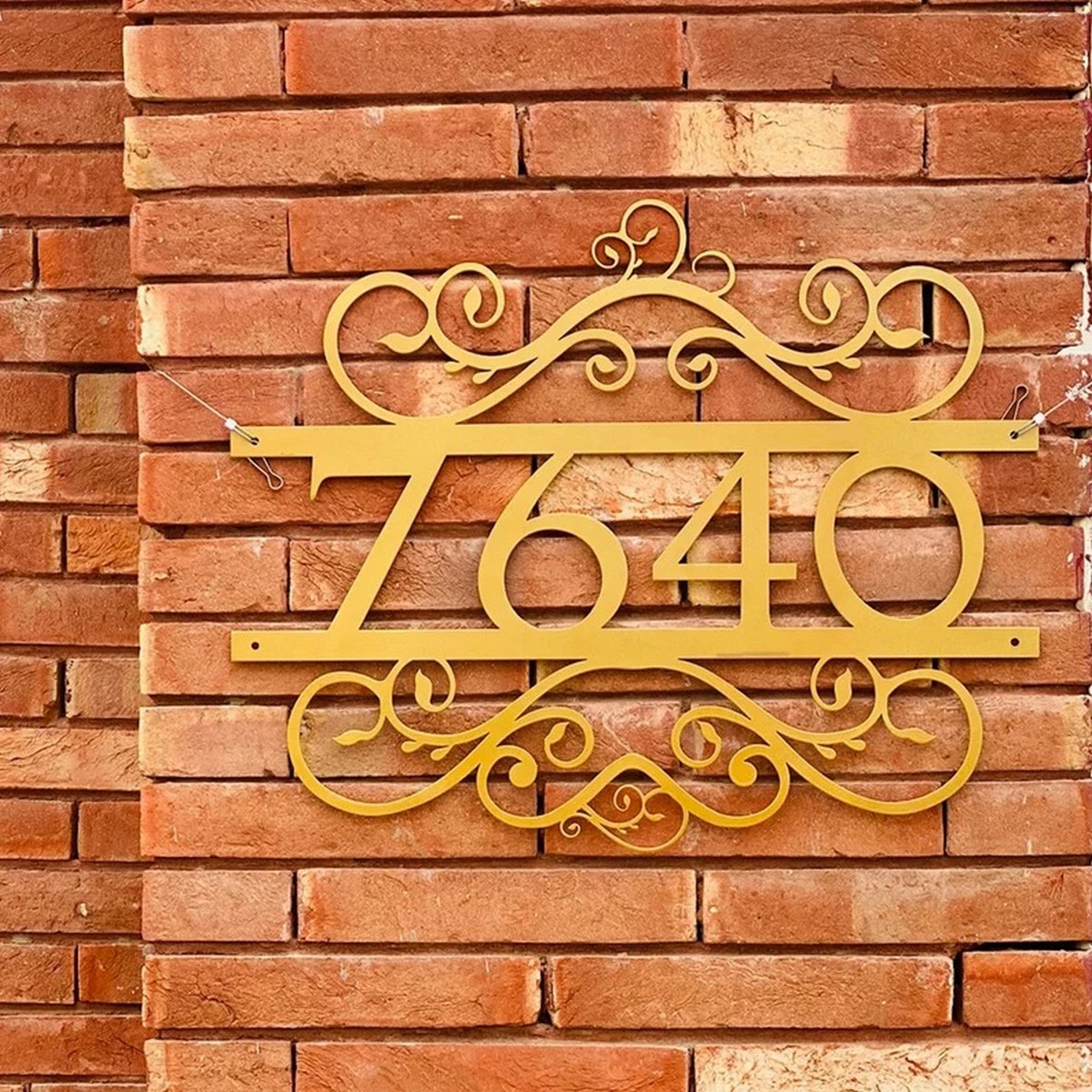 Elevate Your Home Exterior The Allure of Metal House Number Plates