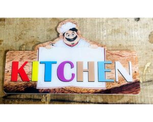 Elevate Your Kitchen Aesthetics with a Beautiful Acrylic Kitchen Door Tag Name Plate (1)