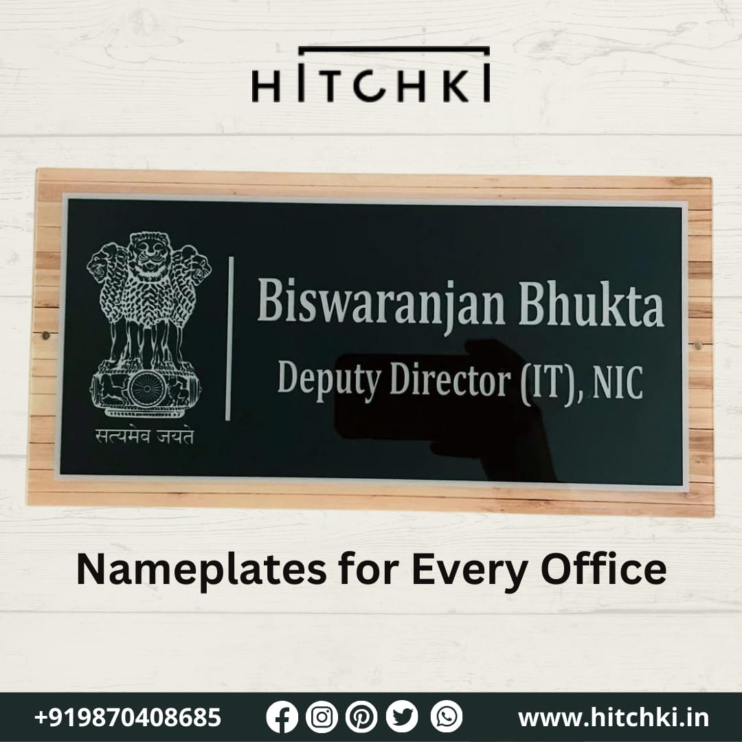 Elevate Your Workspace Nameplates for Every Office
