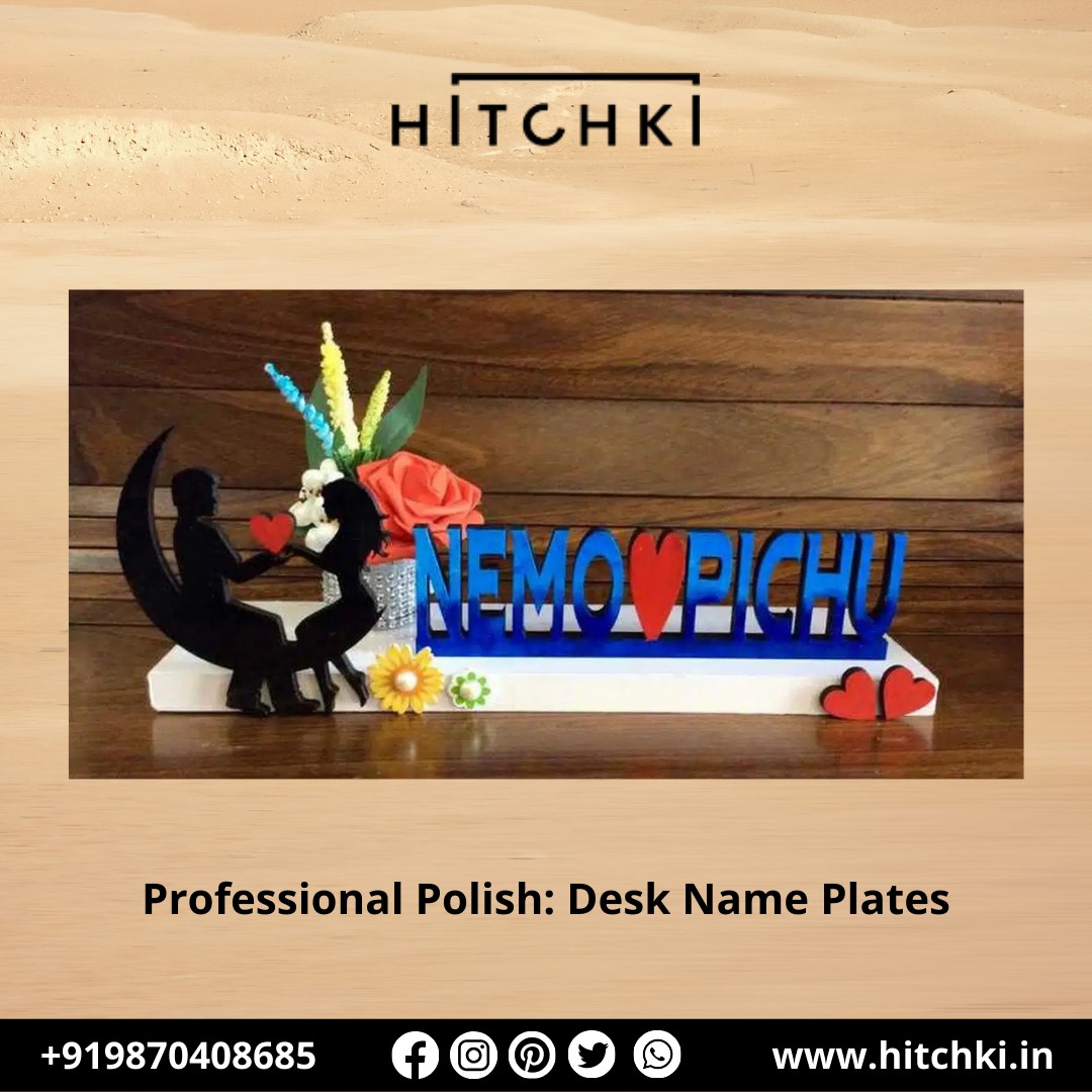 Elevate Your Workspace Professional Polish with a Desk Name Plate