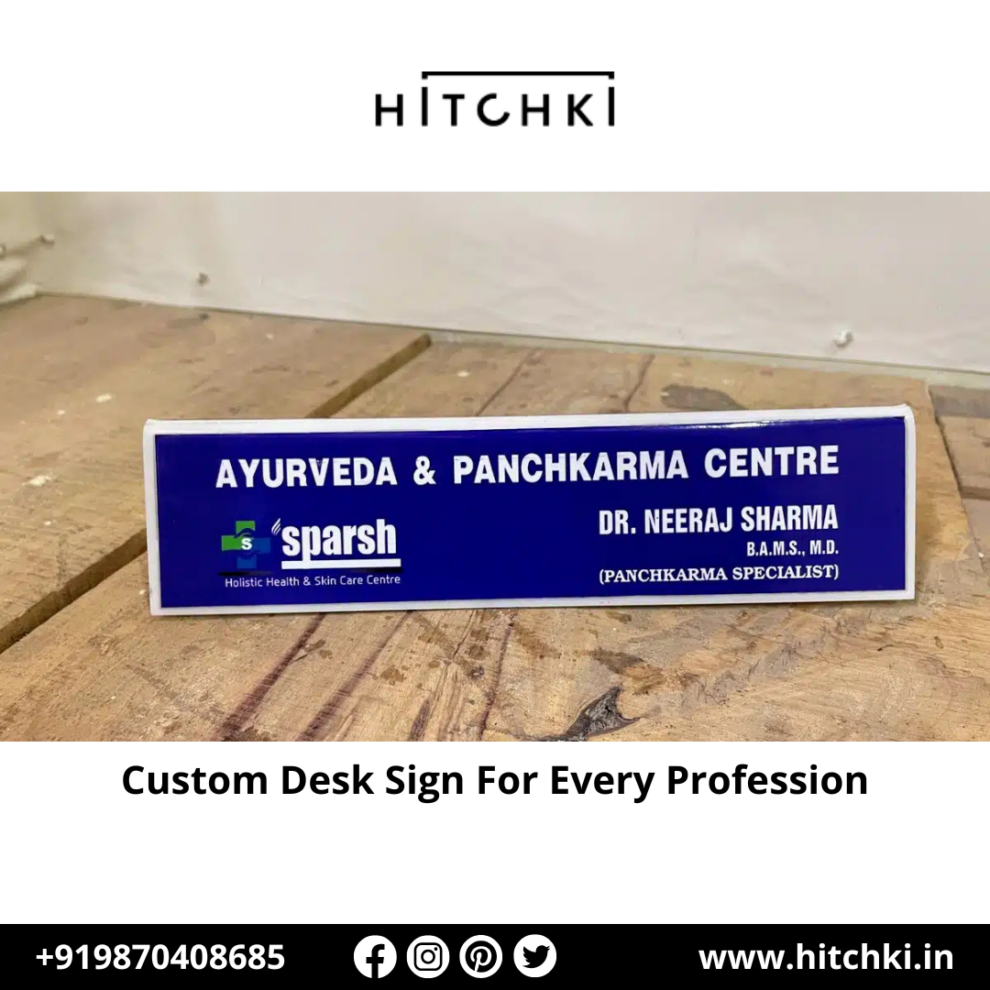 Custom Desk Signs for Profession | Elevate Your Workspace