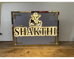 Embossed Letters LED Name Plate acrylic