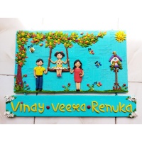 Creative Name Plate for Office Wall Decor Family nameplate for home