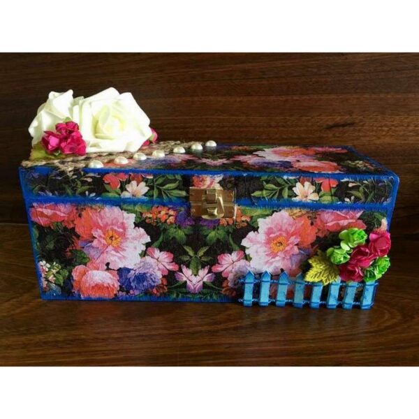 Flowery Decoupage bangle Box 3