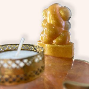 Flowral Shape 3D Ganesha Tealight Holder for Festival 1 4