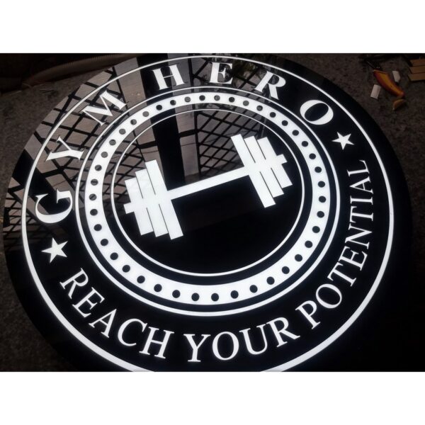 GYM LED Logo Customizable 4