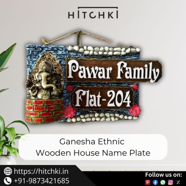 Ganesha House Name Plates The Art of Divine Elegance 🌿🕉️