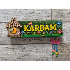 Garden Theme House Nameplate 2