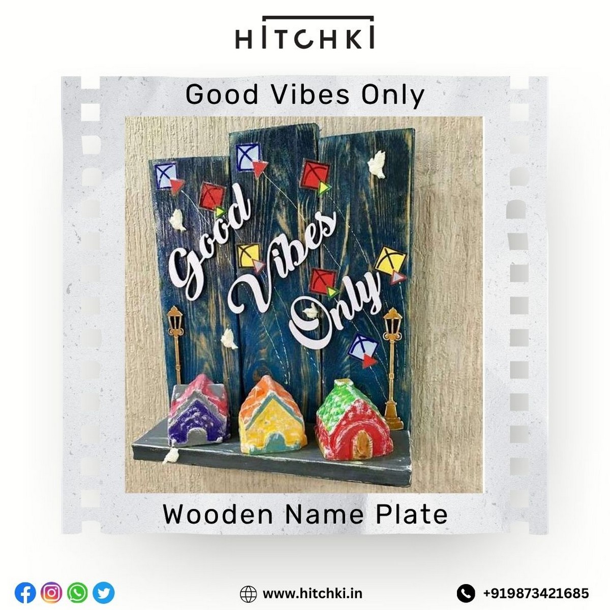 Good Vibes Name Plate