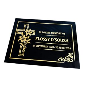 Granite Engraved House Nameplate