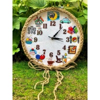 Hand Embroidered Couple Initial Hoop