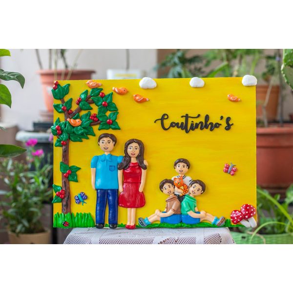Handcrafted Customized Nature Themed Family Nameplate 2 600x600