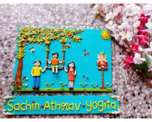 Handmade Customized Couple Nameplate for Home 2