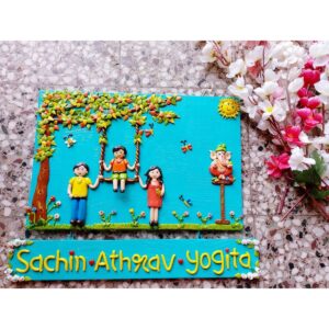 Handmade Customized Couple Nameplate for Home 2