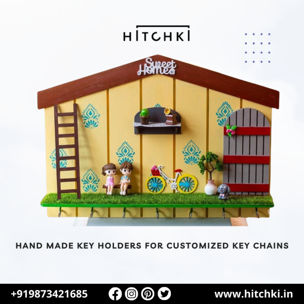 Handmade Key Holder – A Cute & Functional Home Accessory! 🏡🔑