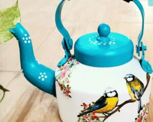 Handpainted Designer Kettle 4