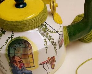 Handpainted Designer Kettle 5