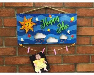 Happy Me Clip Photo Frame and Name Plate 1 1