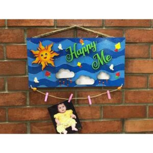 Happy Me Clip Photo Frame and Name Plate 1 1