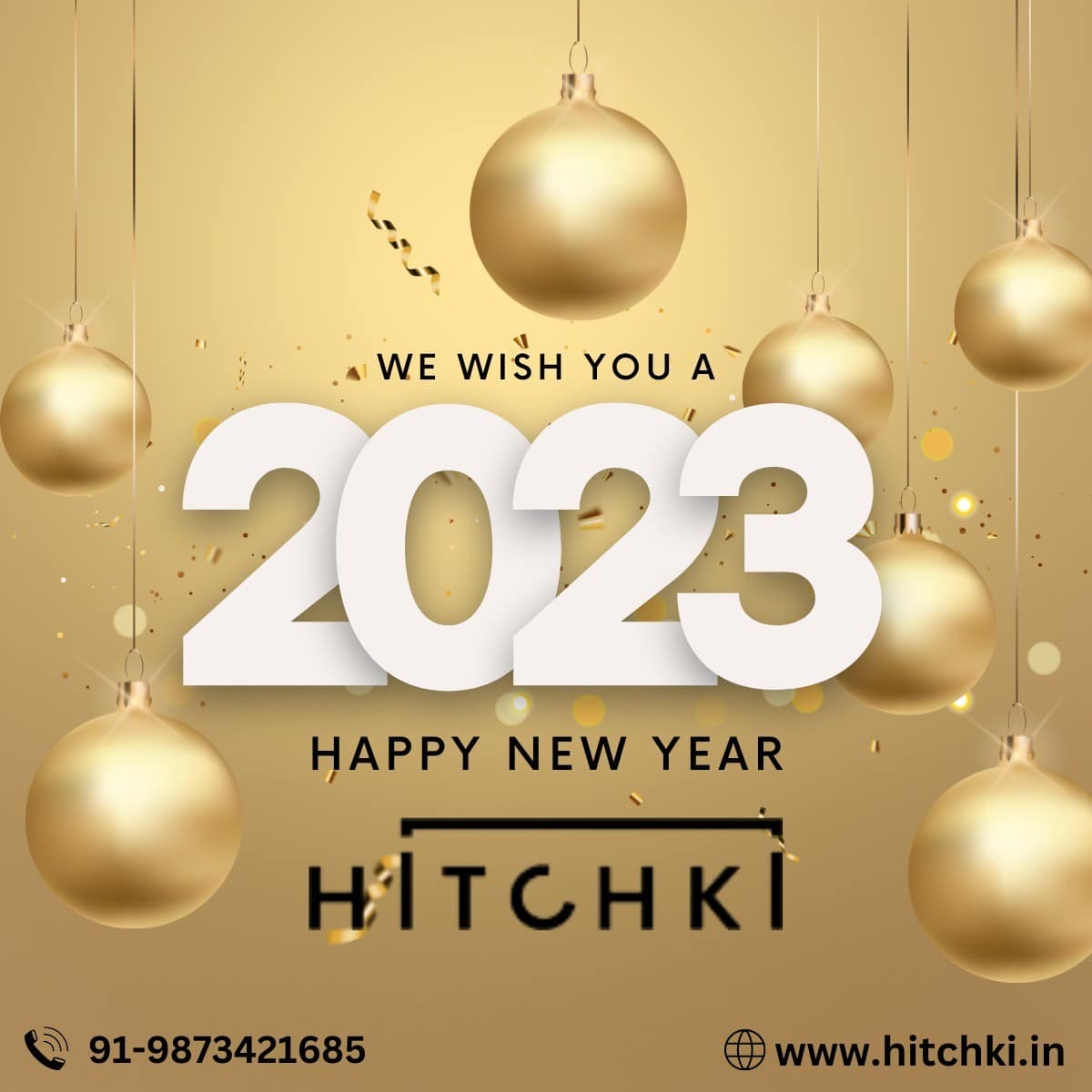 Wish You A Very Happy New Year From Hitchki | HITCHKI