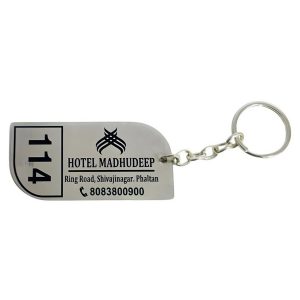 Hotel Madhudeep SS Keychain