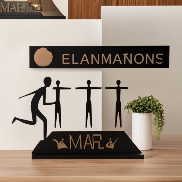 Human Figure Nameplates